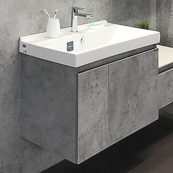 Мебель для ванной Comforty Осло 80, цвет бетон светлый