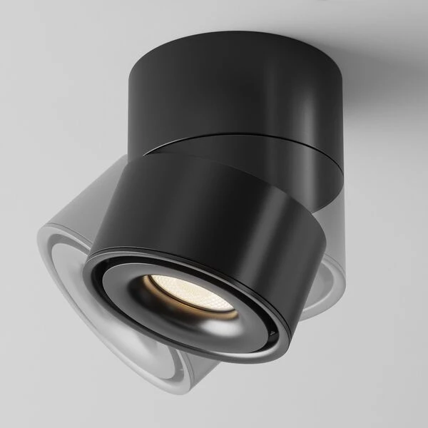 Потолочный светильник Maytoni Technicali Yin C084CL-15W3K-D-B, арматура черная