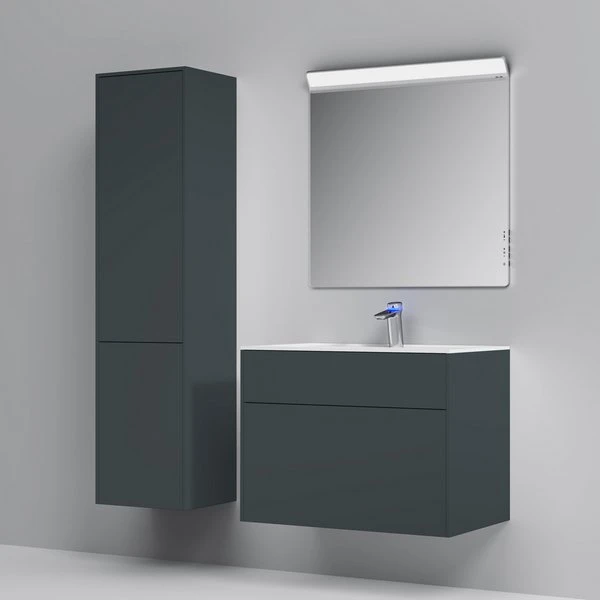Мебель для ванной AM.PM Inspire 2.0 80 подвесной, цвет графит матовый
