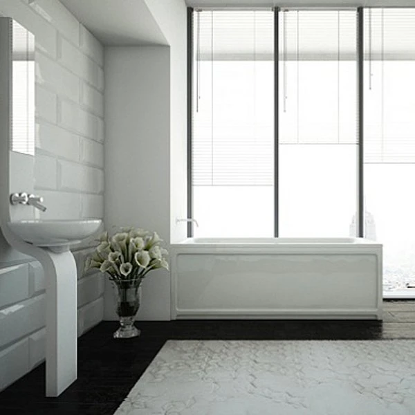Акриловая ванна Акватек Мия 140x70, цвет белый