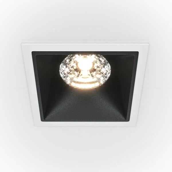 Точечный светильник Maytoni Technicali Alfa DL043-01-15W4K-D-SQ-WB, арматура бело-черная