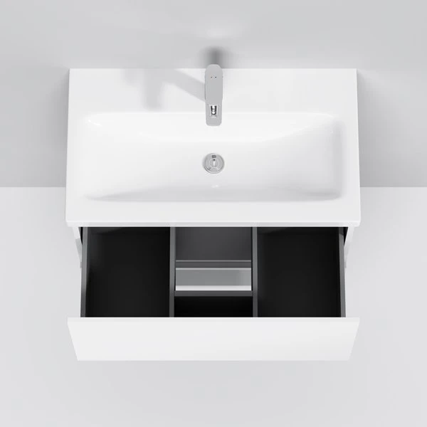 Мебель для ванной AM.PM Gem 75 подвесная, 1 ящик, цвет белый глянец