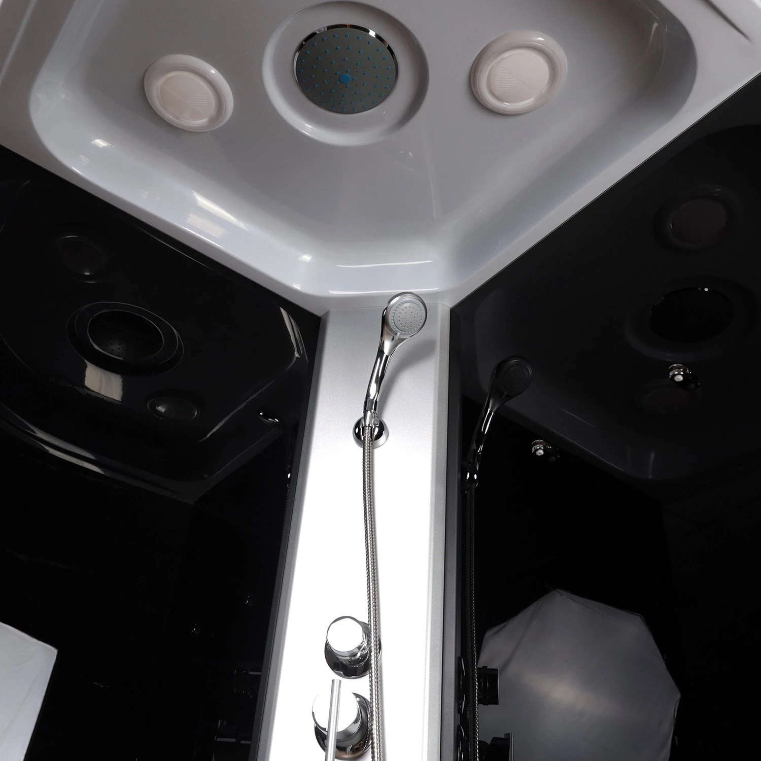 Душевая кабина Niagara Eco E90/26Q/TN 90х90, стекло тонированное, профиль серебро, с крышей - фото 1