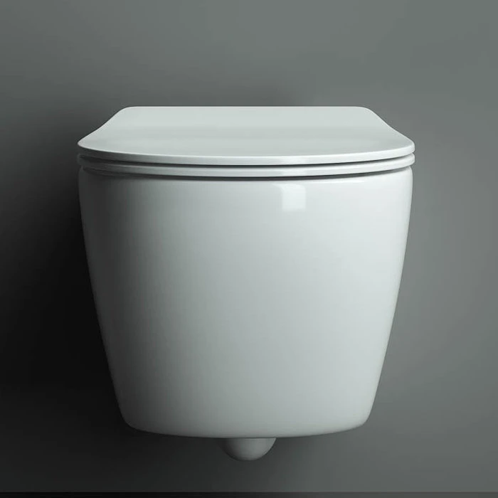 Унитаз Ceramica Nova Pearl CN8001 подвесной, безободковый, с сиденьм микролифт - фото 1