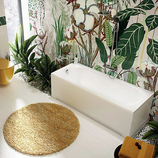 Акриловая ванна Акватек Лугано 150x70, цвет белый - фото 1
