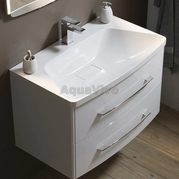 Мебель для ванной Aqwella Neringa 80, цвет белый