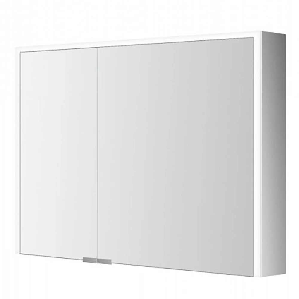 Шкаф-зеркало Esbano ES-5008 NS 80, с подсветкой, цвет хром