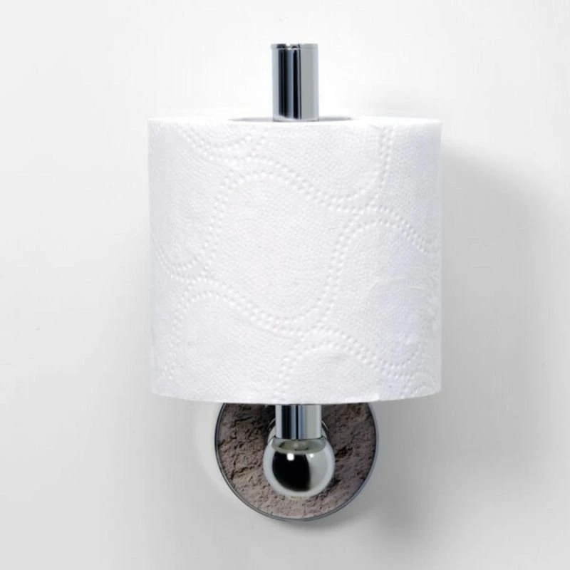 Держатель туалетной бумаги WasserKRAFT Nau K-77097, цвет хром / декоративный травертин - фото 1