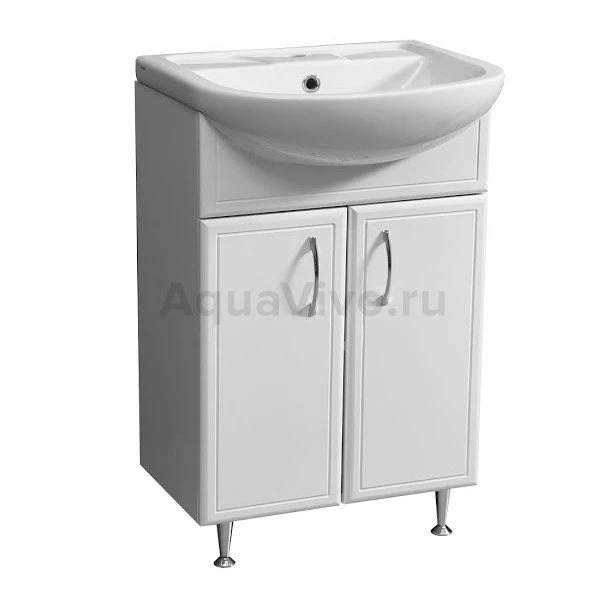 Мебель для ванной Stella Polar Концепт 55, напольная, цвет белый - фото 1