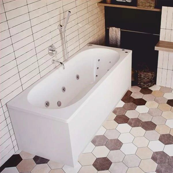 Акриловая ванна Акватек Оберон 160х70, цвет белый - фото 1