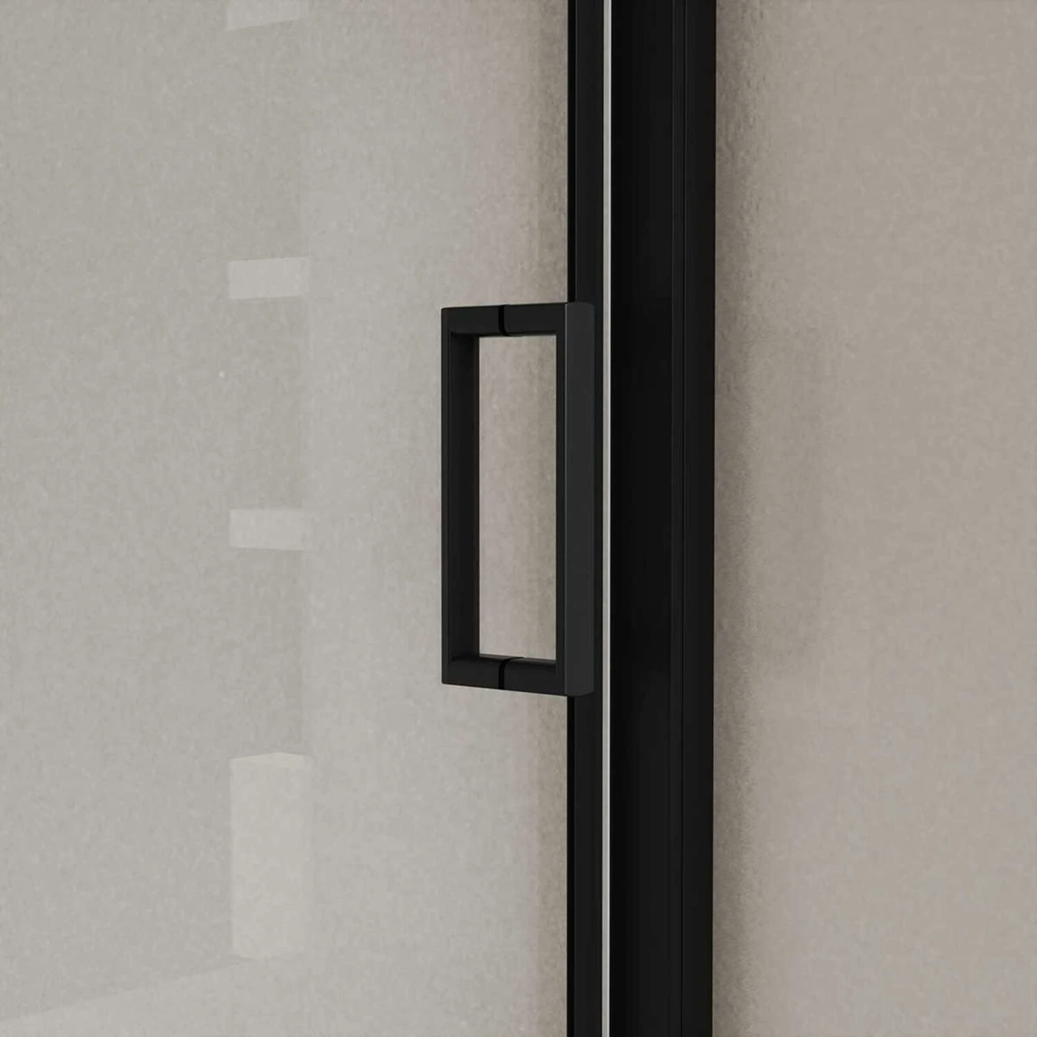 Душевая дверь Vincea City VDS-5CT 140x195, стекло прозрачное, профиль черный - фото 1