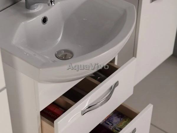 Мебель для ванной Акватон Ария 65 М цвет белый - фото 1