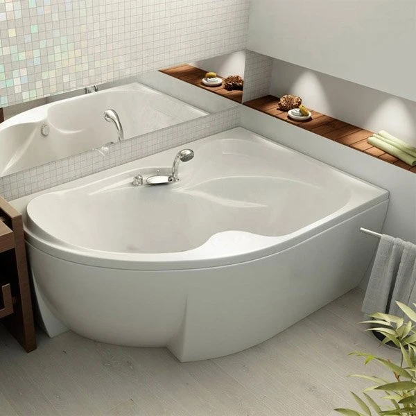 Акриловая ванна Акватек Вега 170x105, правая, цвет белый - фото 1