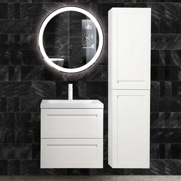 Шкаф-пенал Art & Max Platino 40, цвет белый матовый