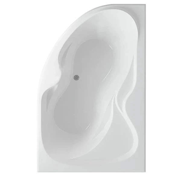 Акриловая ванна Акватек Вега 170x105, правая, цвет белый