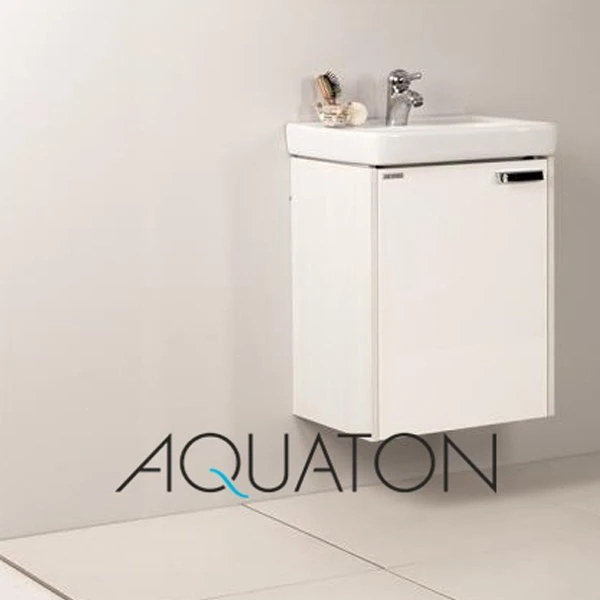 Мебель для ванной Акватон Йорк 50 M, цвет белый/выбеленное дерево - фото 1