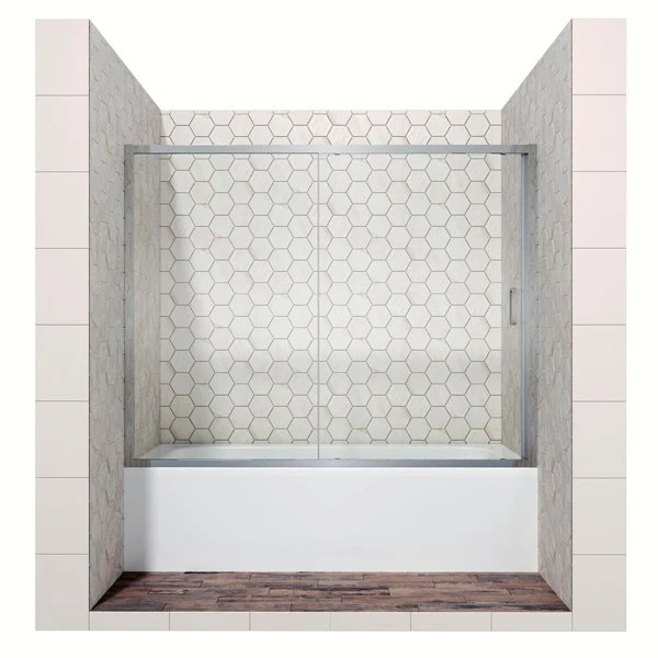 Шторка на ванну Ambassador Bath Screens 16041105 170x140, стекло прозрачное, профиль хром