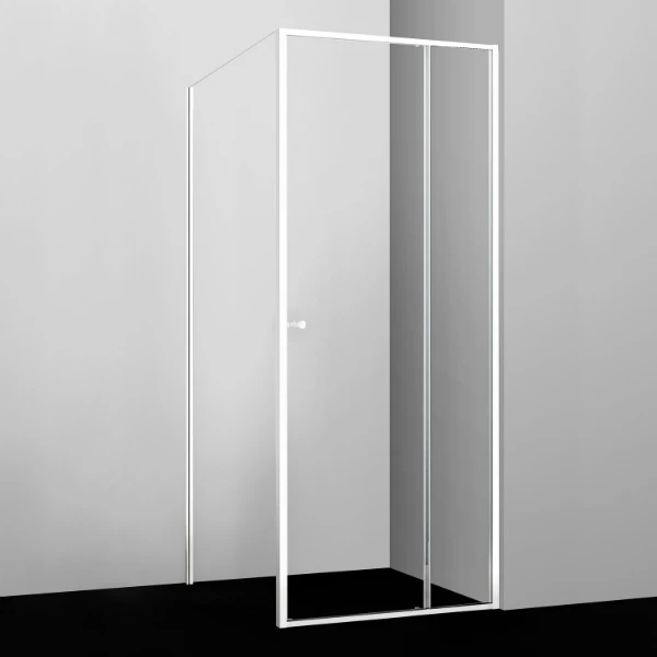 Душевой уголок WasserKRAFT Rhin WasserSchutz 44S19 100x100, стекло прозрачное, профиль белый