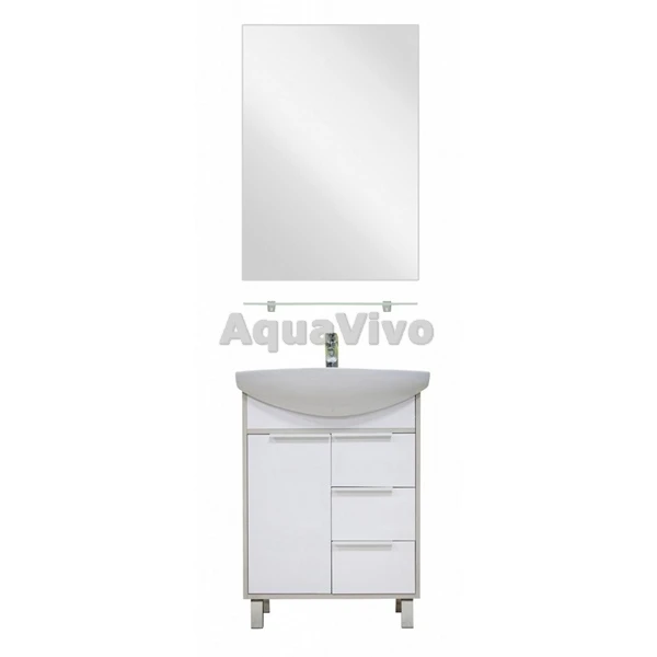 Мебель для ванной Акватон Рико 65 цвет белый / ясень фабрик - фото 1
