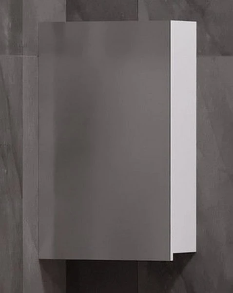 Шкаф-зеркало Corozo Комо 40, цвет белый