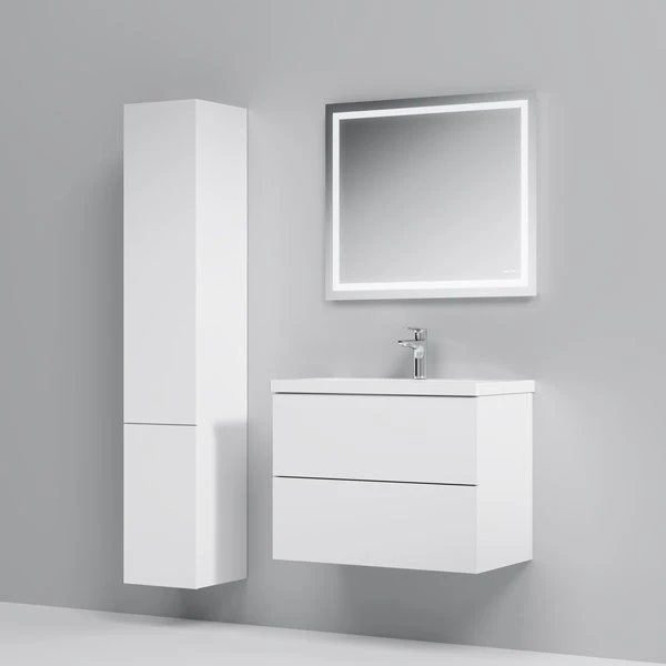 Мебель для ванной AM.PM Gem 75 подвесная, 2 ящика, цвет белый глянец
