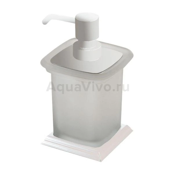 Дозатор Art & Max Zoe AM-G-6832D-Bi для жидкого мыла, настольный, цвет белый