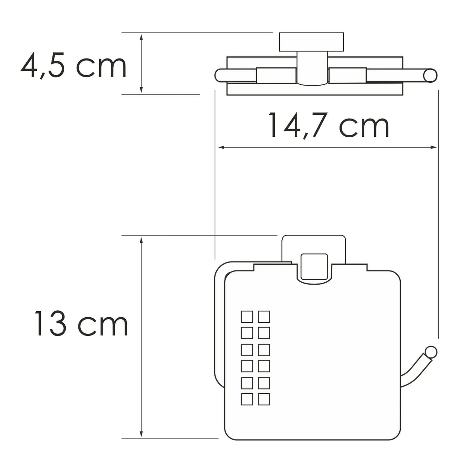 Держатель туалетной бумаги WasserKRAFT Rhin K-8725, с крышкой, цвет хром