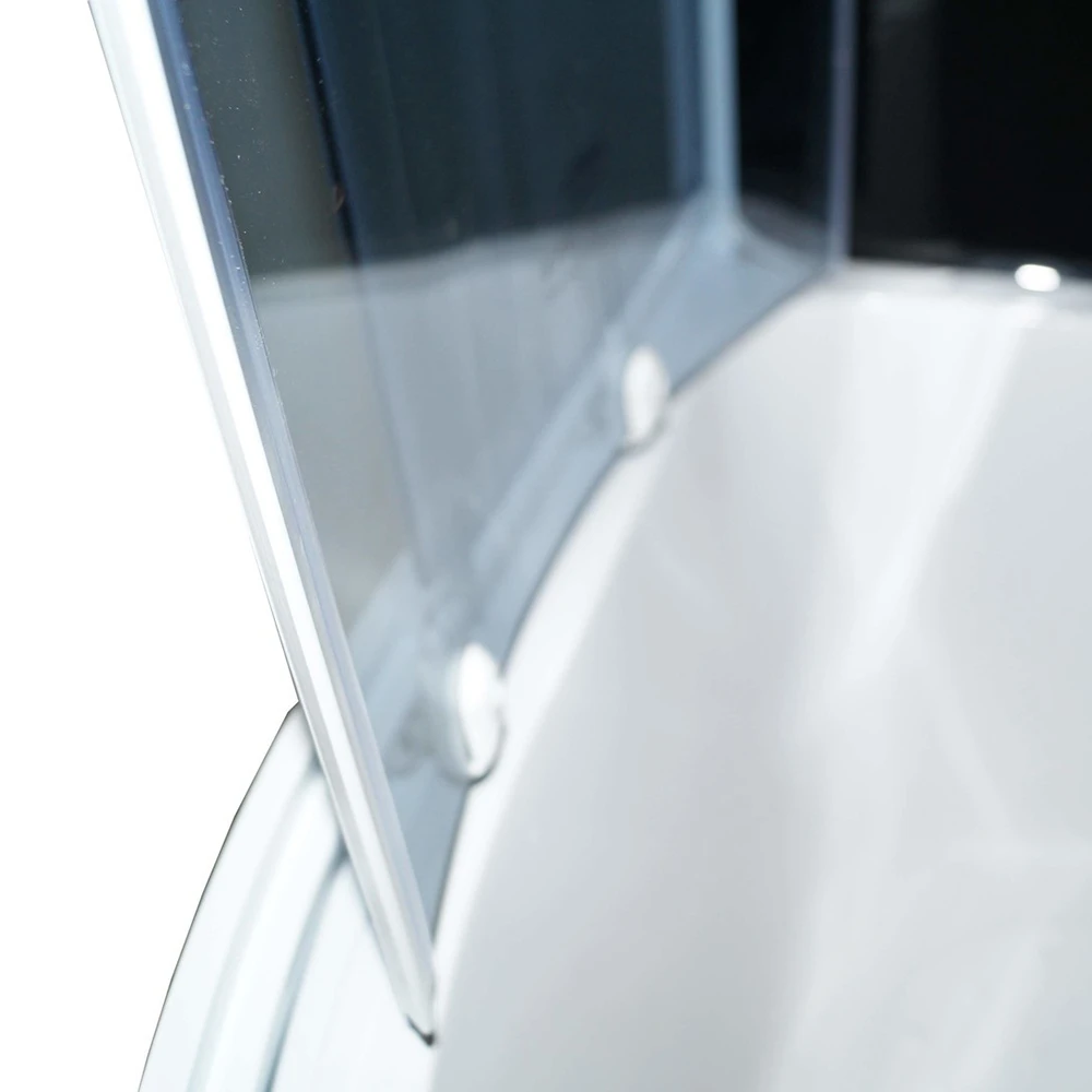 Душевая кабина Parly Classic Эконом EC921 90x90, стекло тонированное, профиль белый - фото 1