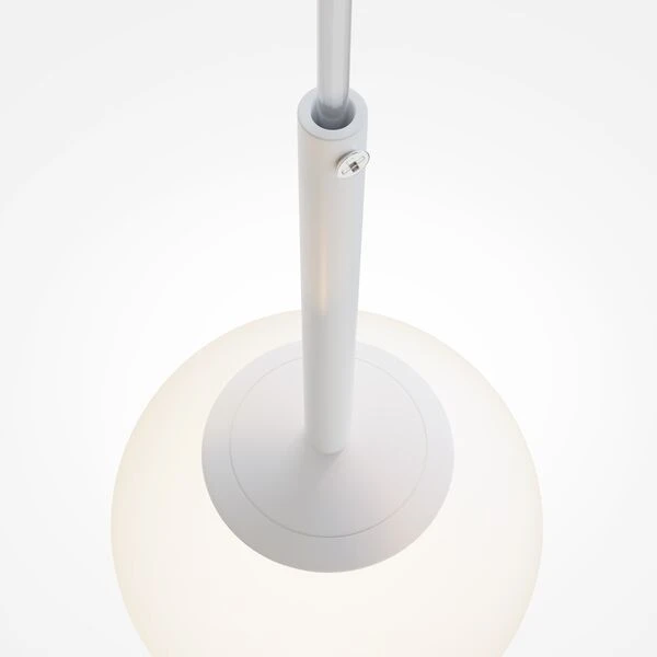 Подвесной светильник Maytoni Basic Form MOD321PL-01W, арматура матовая белая, плафон стекло белое - фото 1