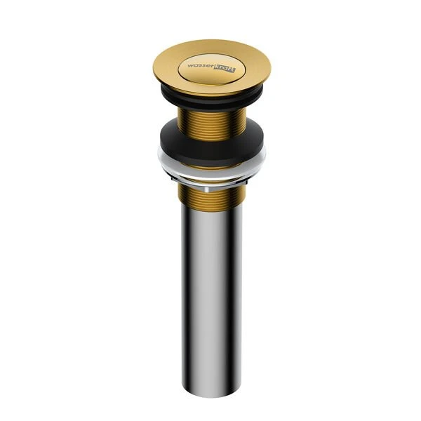 Донный клапан WasserKRAFT Aisch A252 для раковины, цвет золото матовое