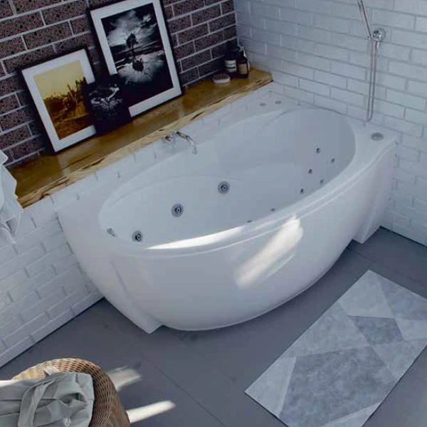 Акриловая ванна Акватек Бетта 160х97, правая, цвет белый - фото 1