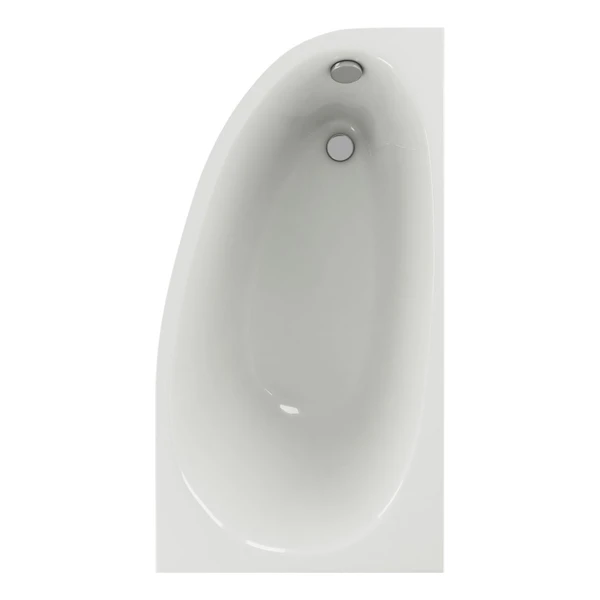 Акриловая ванна Акватек Дива 160x90, правая, цвет белый