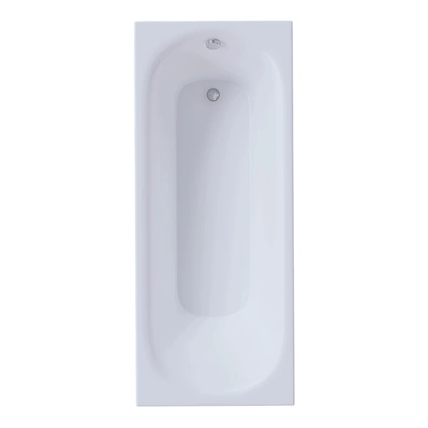 Акриловая ванна Акватек Лугано 160x70, цвет белый