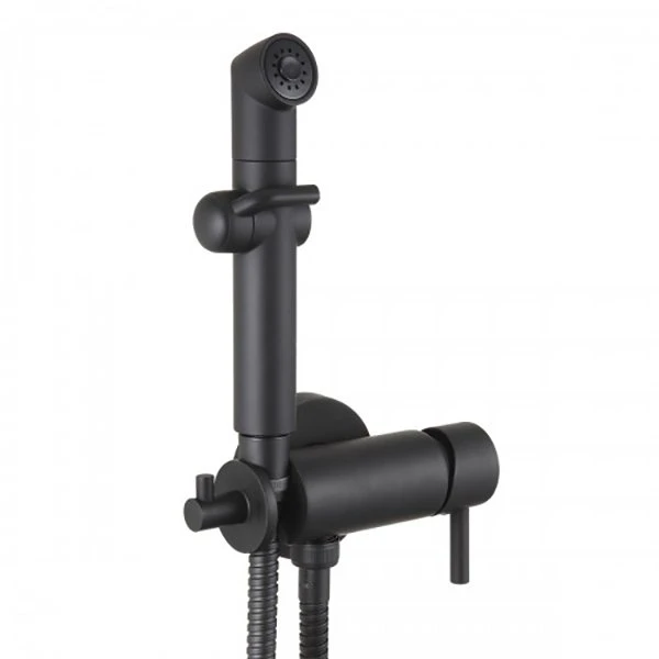 Гигиенический душ Lemark Solo LM7166BL, со встраиваемым смесителем, цвет черный