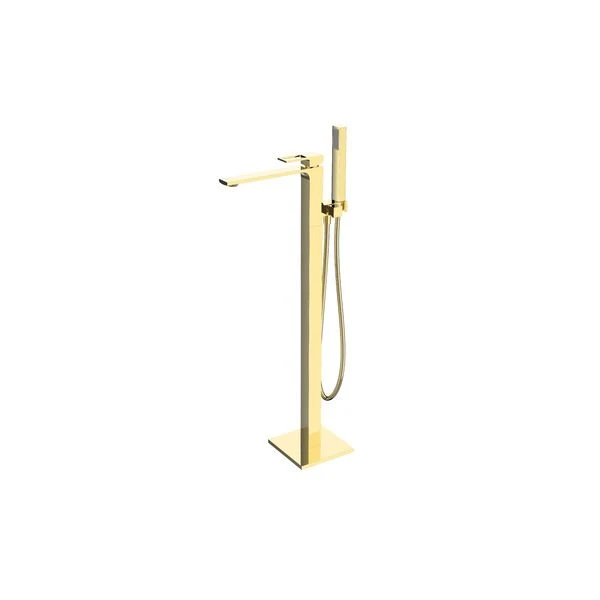 Смеситель BelBagno Luce LUC-FMT-ORO для ванны с душем, напольный, цвет золото