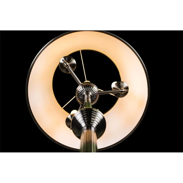 Торшер Arte Lamp Alice A3579PN-3AB, арматура бронза, плафон ткань бежевая, 45х45 см