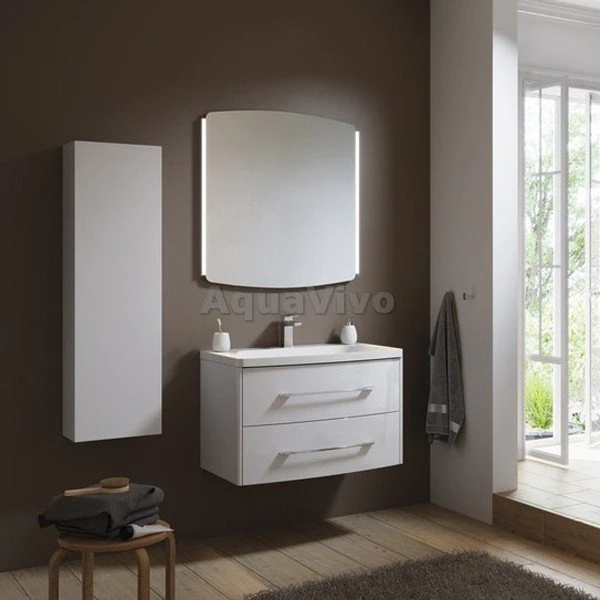 Мебель для ванной Aqwella Neringa 80, цвет белый