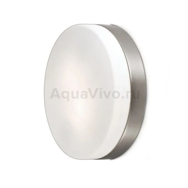Настенно-потолочный светильник Odeon Light Presto 2405/2C, арматура цвет серый/никель, плафон/абажур стекло, цвет белый