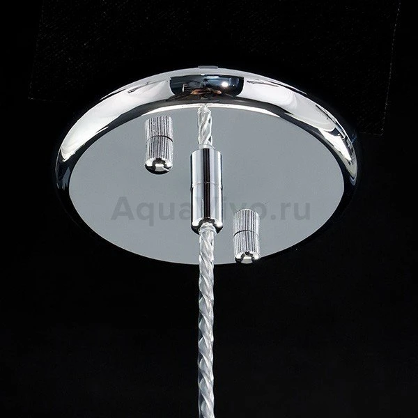 Подвесной светильник Citilux Синди CL330111, арматура хром, плафон хрусталь прозрачный, 9х9 см