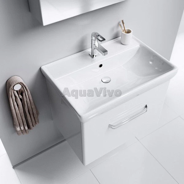 Мебель для ванной Aqwella Нео Т7 70 подвесная, цвет белый - фото 1