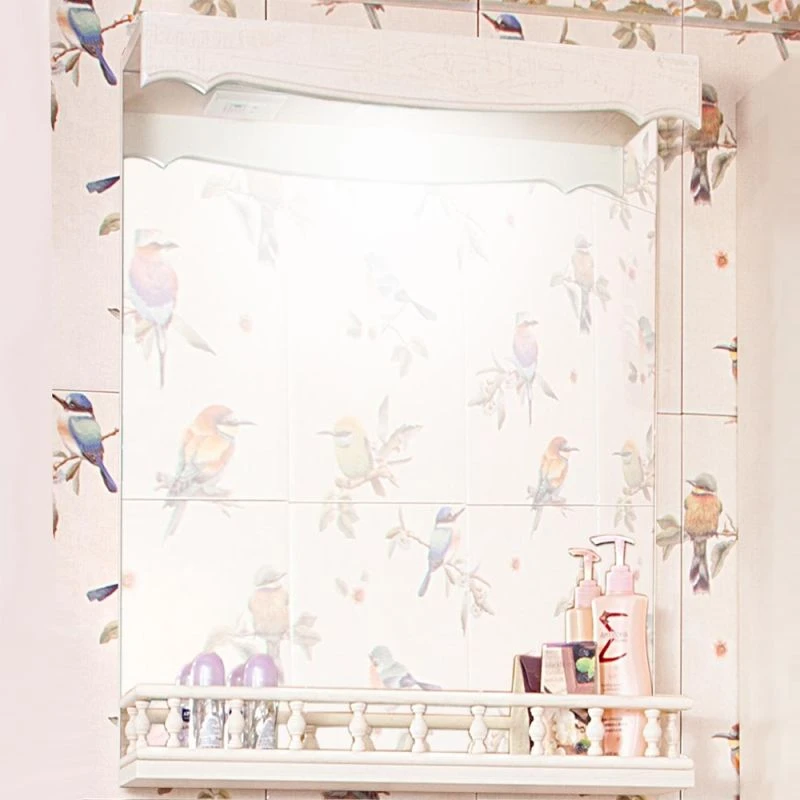 Зеркало Бриклаер Кантри 45x70, с подсветкой, цвет бежевый дуб прованс