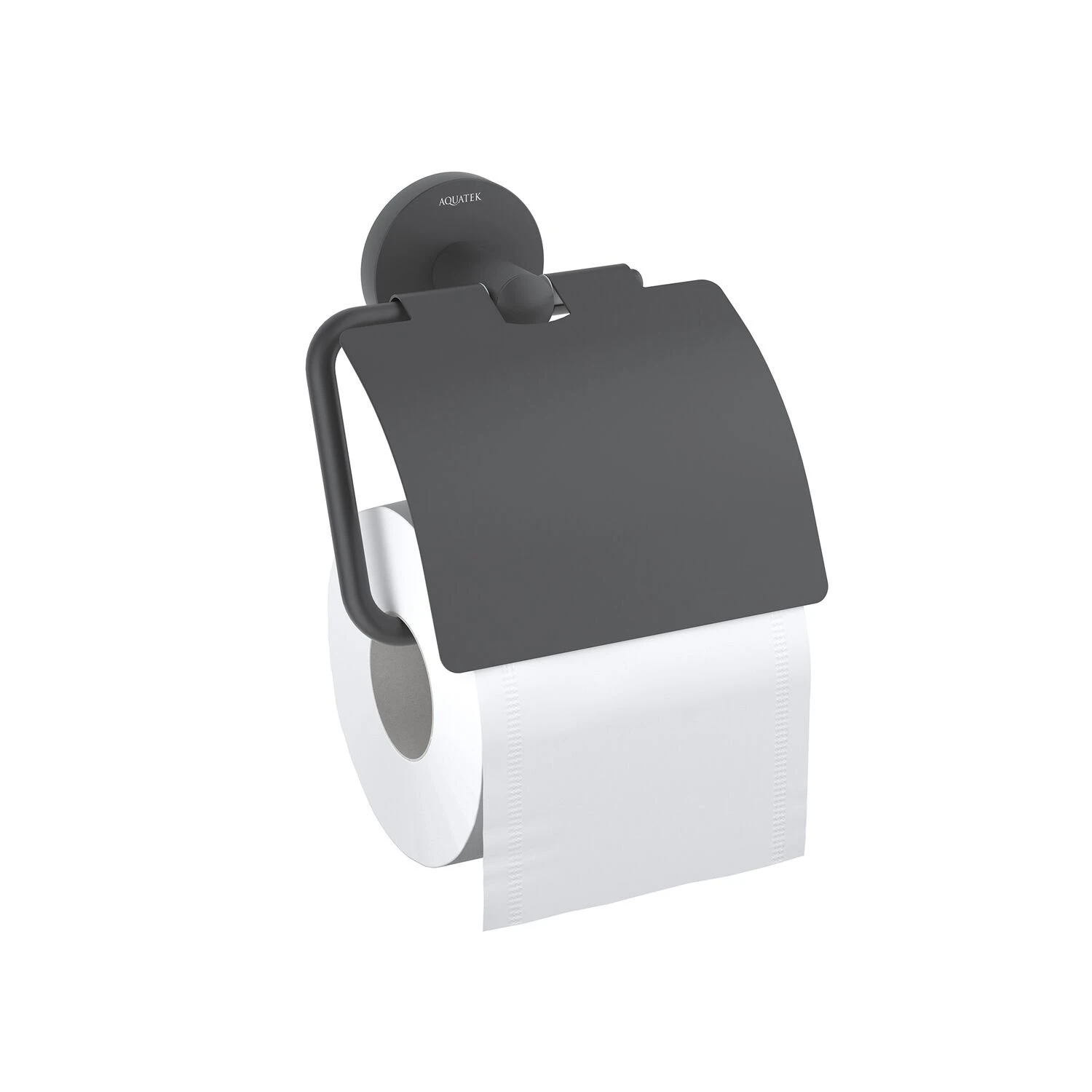 Держатель туалетной бумаги Акватек Оберон AQ4209MB, цвет черный матовый