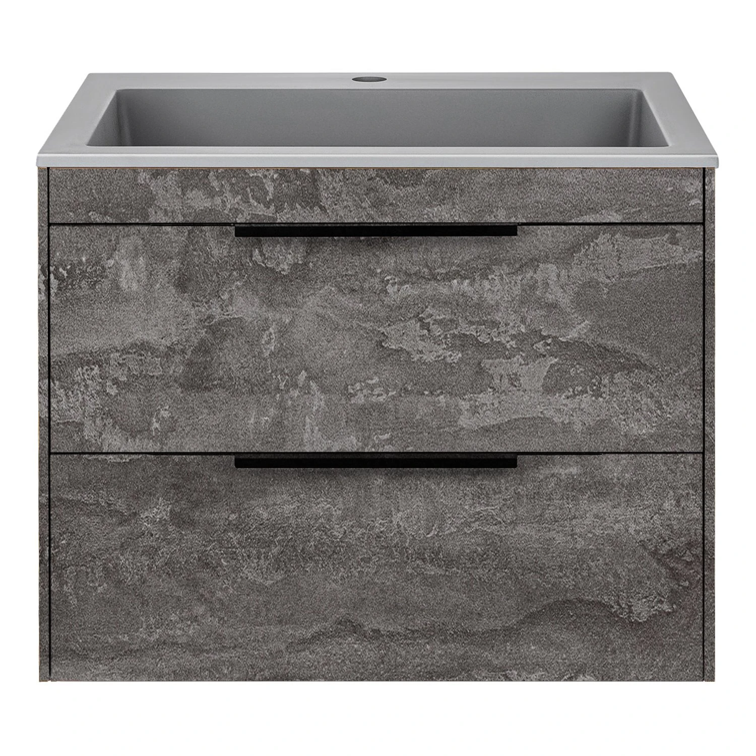 Мебель для ванной Vincea Chiara 60, с 2 ящиками, цвет серый камень - фото 1