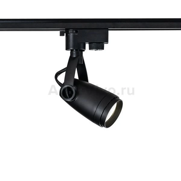 Трековый светильник Maytoni Track TR001-1-GU10-B, арматура цвет черный, плафон/абажур металл, цвет черный