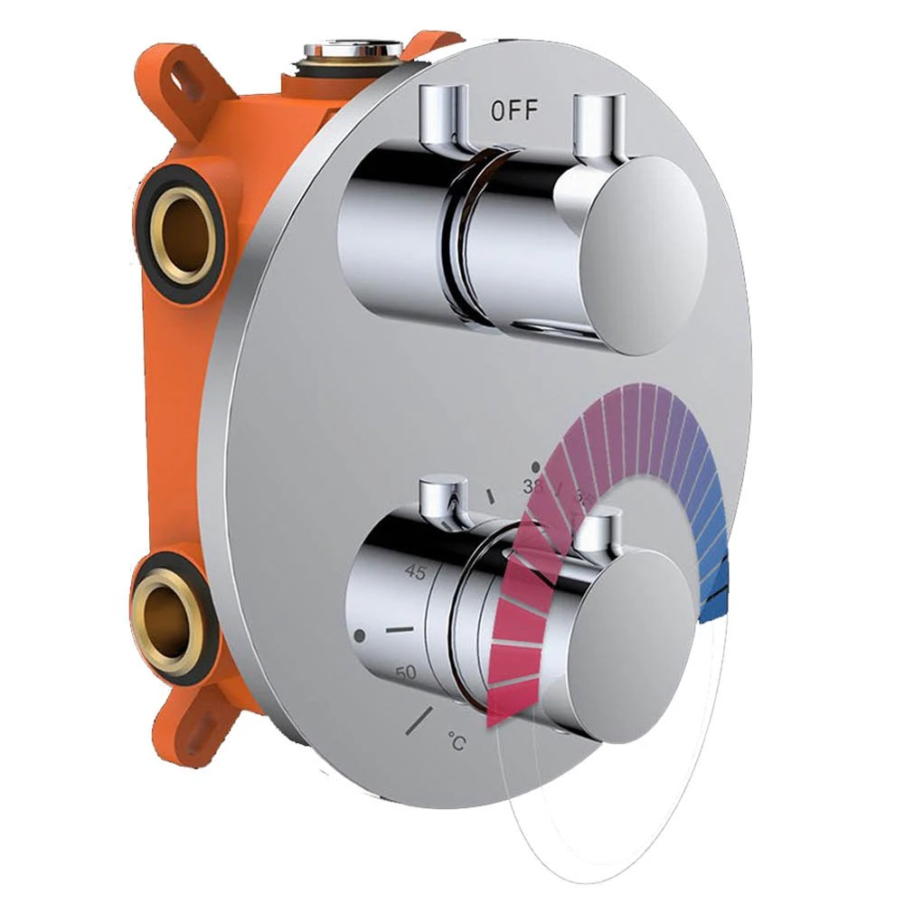 Душевой комплект Vincea VSFW-101TCH, встраиваемый, с термостатическим смесителем, цвет хром - фото 1