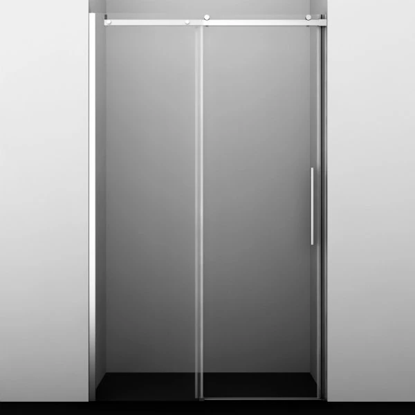 Душевая дверь WasserKRAFT Dinkel WasserSchutz 58R05 120x200, стекло прозрачное, профиль серебристый - фото 1