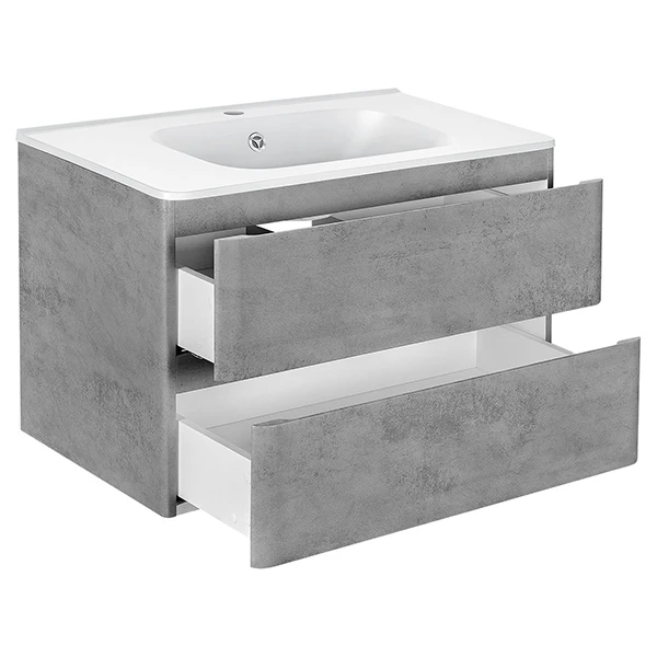 Мебель для ванной Vincea Vico 100, цвет бетон - фото 1