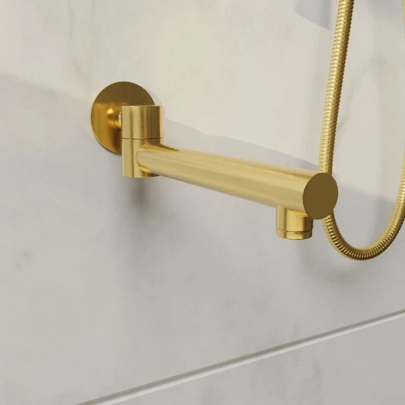 Душевой комплект RGW Shower Panels SP-55 G, встраиваемый, цвет золото