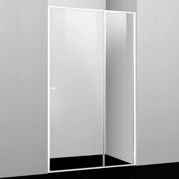 Душевая дверь WasserKRAFT Rhin WasserSchutz 44S05 120x200, стекло прозрачное, профиль белый - фото 1