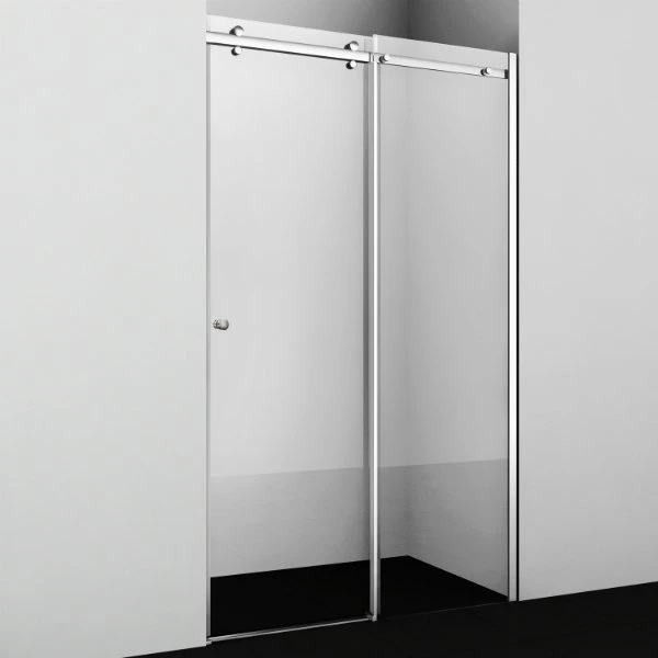 Душевая дверь WasserKRAFT Vils 56R05 120x200, стекло прозрачное, профиль серебристый